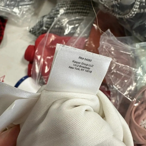 Kasper White A Line Dress - Picture 3 of 3